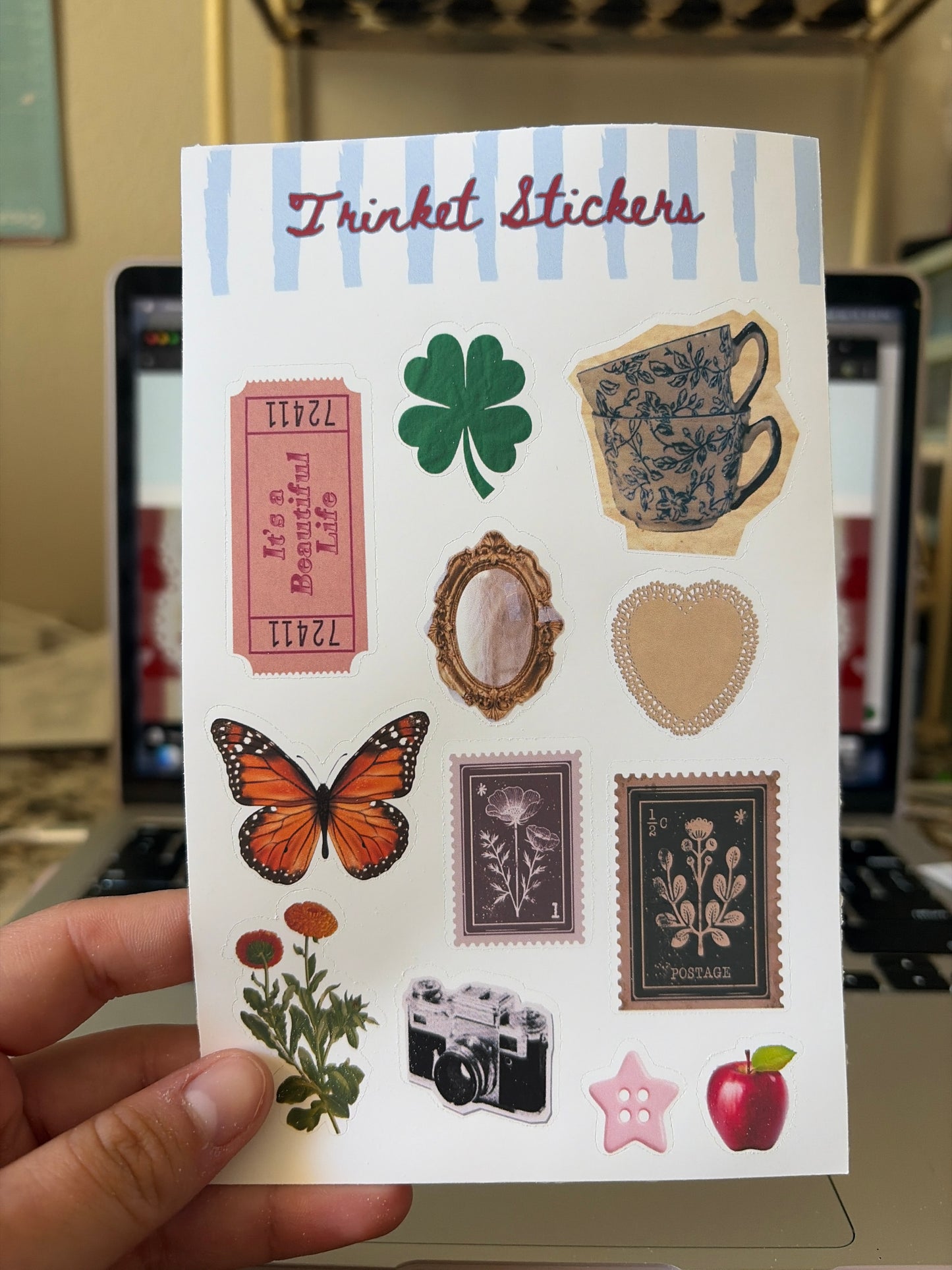 Trinket stickers
