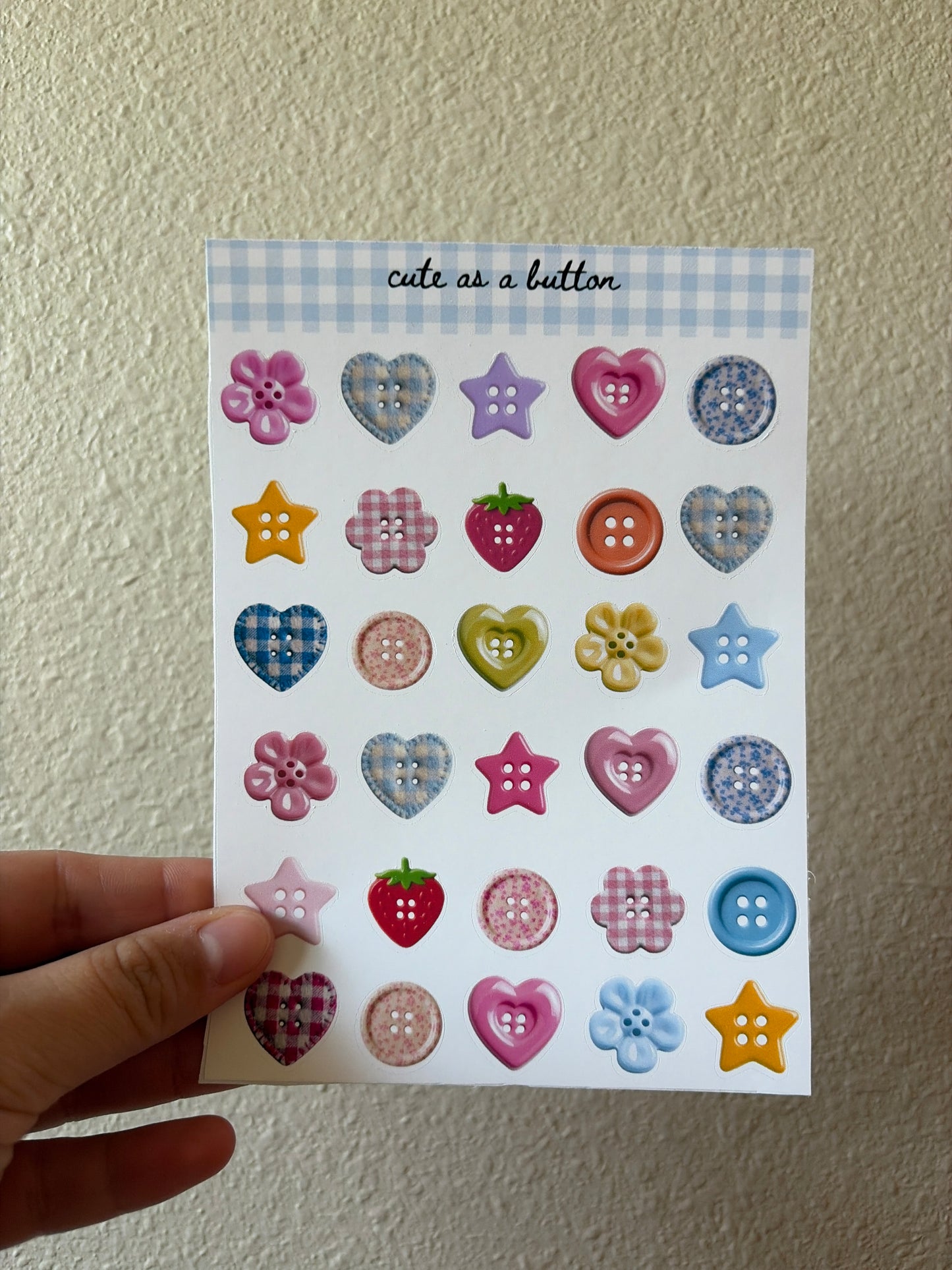 Button stickers