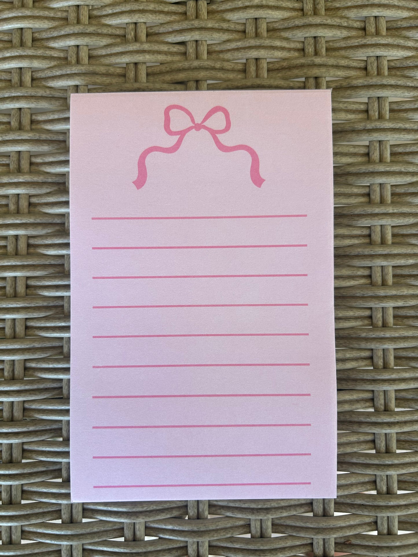 Bow notepad