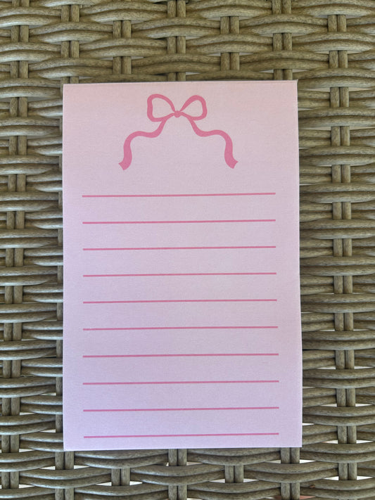 Bow notepad