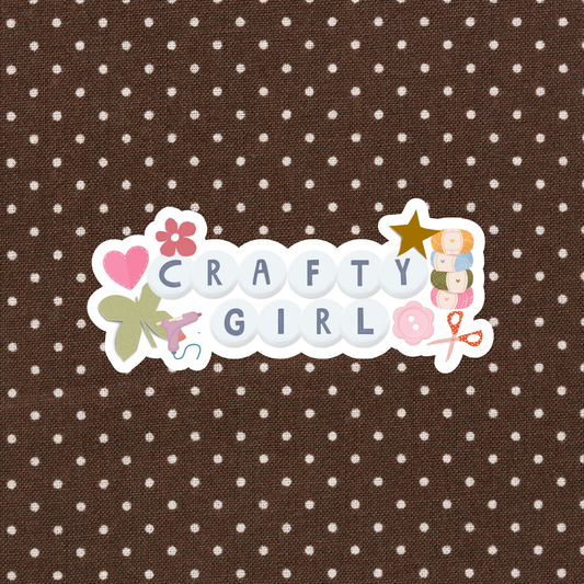 Crafty Girl Sticker