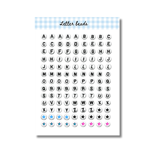 Letter Beads