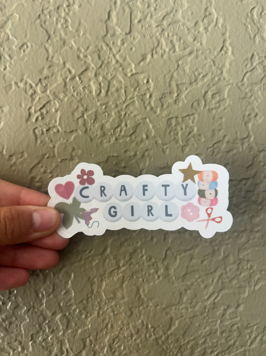 Crafty Girl Sticker