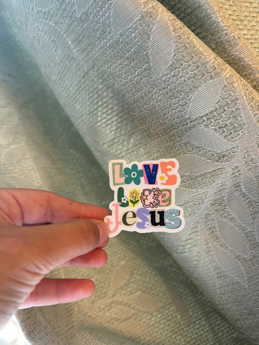 Love Like Jesus Sticker