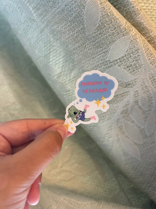 Probably in La La Land frog sticker