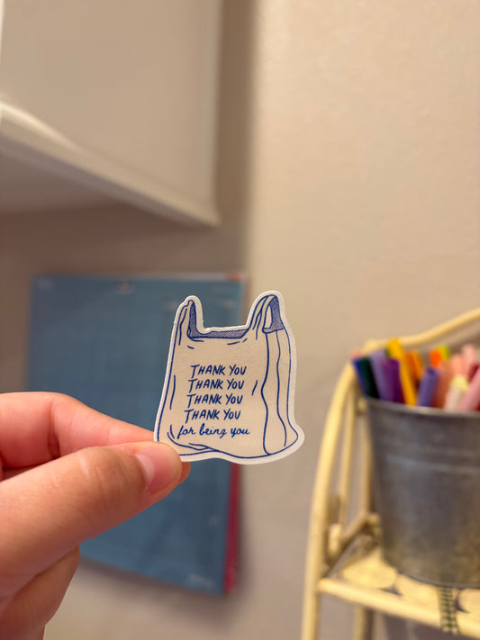 Thank You Sticker