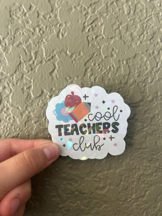 Cool Teacher Sticker