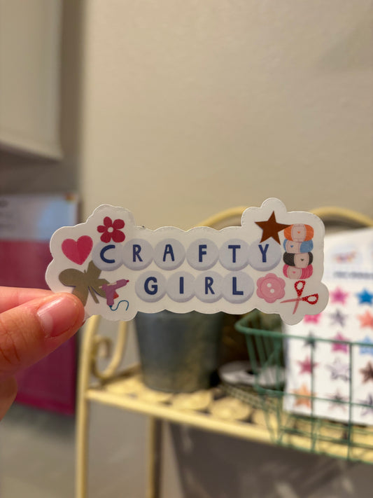 Crafty Girl Sticker