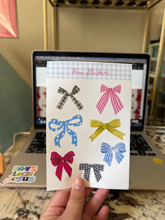 Bow stickers